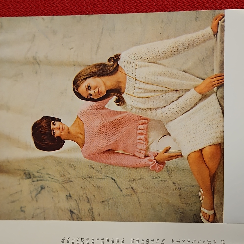 2 vintage crochet pattern instruction booklets 60s 70s granny squares shrink - Picture 13 of 15